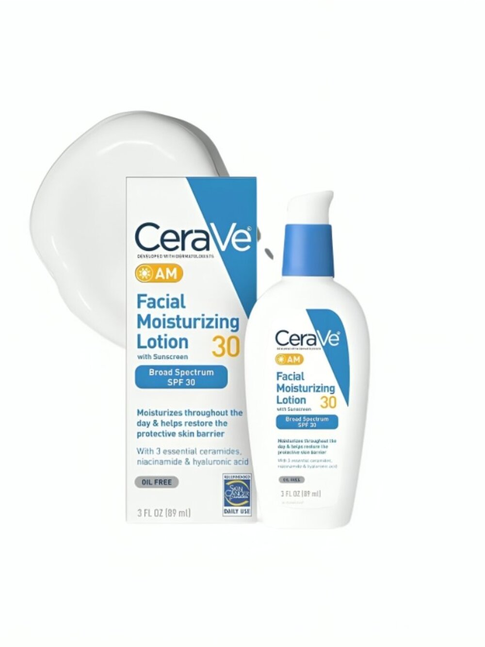 CeraVe AM PM Facial Moisturizing Lotion Kit 2 Pack x 3 oz SPF 30 Face Care